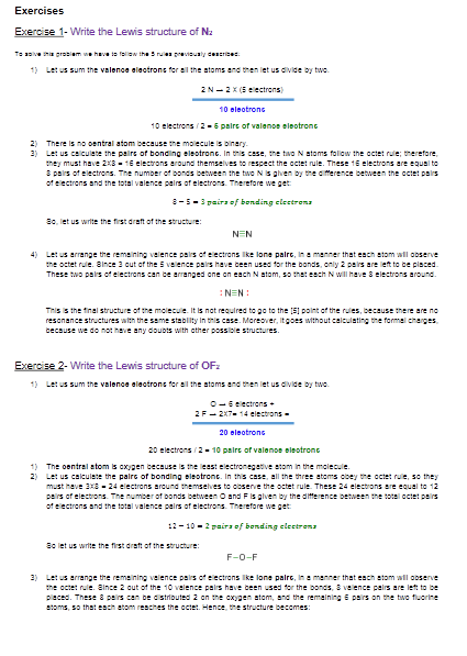 Lewis Structures-10 Done exercises - Image 2