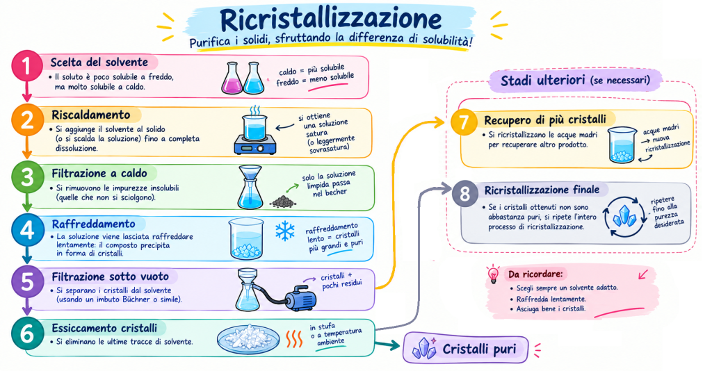 Riassunto stadi di ricristallizazione